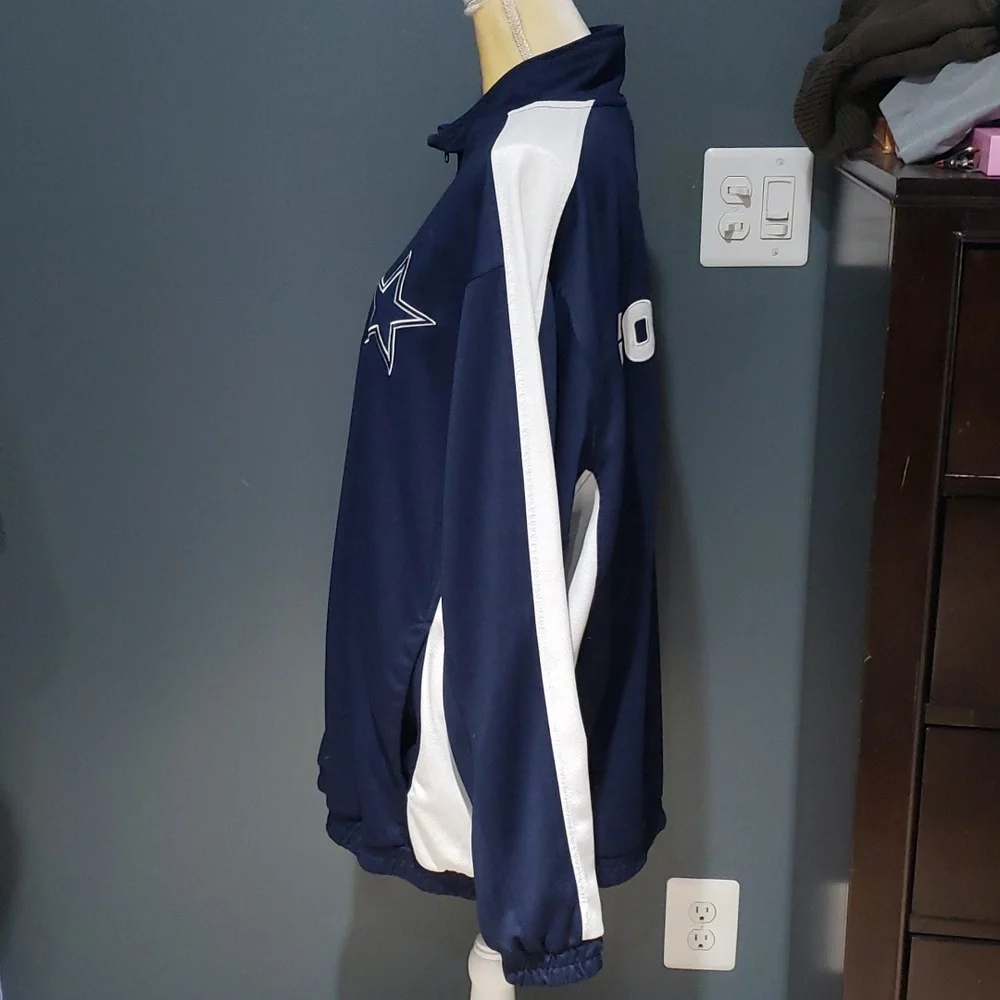 NFL Dallas Cowboys Full Zip Field Jacket Sz XXL - Picture 3 of 10